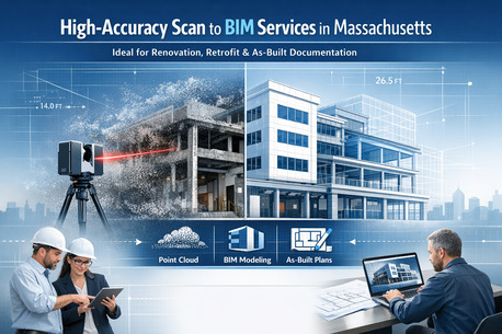 New York, Construction, High-Accuracy Scan To BIM Services In Massachusetts For Renovation | Tejjy Inc.