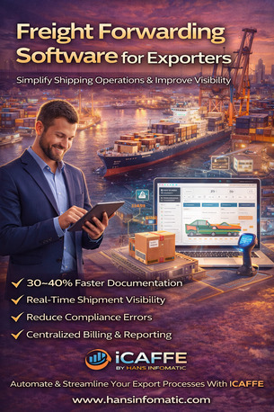 Hyderabad, Logistics, Smart Freight Forwarding Software For Exporters To Improve Efficiency & Shipment Visibilit