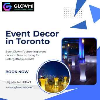 Toronto, Furniture, CAD 2850,  Book Glowmi&rsquo;s Stunning Event Decor In Toronto For Weddings, Parties & Corporate Events