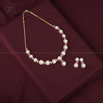 Hyderabad, Jewelry, INR 5000,  Krishna Pearls & Jewellers &ndash; Best Pearl Jewellery Shop Near Panjagutta, Hyderabad