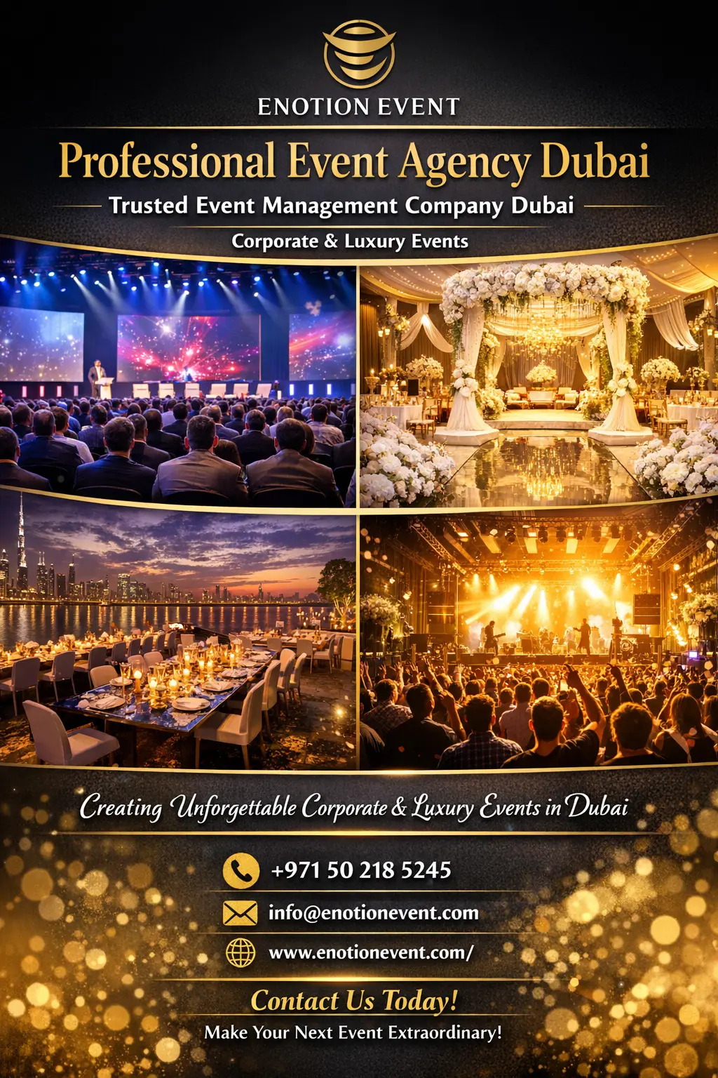Dubai, Event Planning, Best Event Agency Dubai | Event Management Company For Corporate & Luxury Events In Dubai.