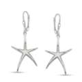 Star Fish Sculptural Dangler In Silver &ndash; Made With 925 Sterling Silver