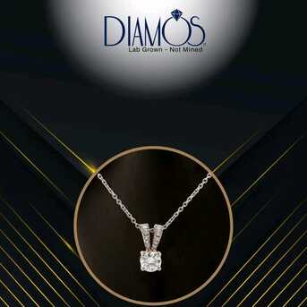 New Delhi, Jewelry, INR 88700,  Lab Grown Diamond Necklaces For Daily Wear