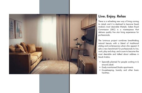 Jubail, Staff Accomodation, SAKEN Royal Commission Compound Staff Accommodation 1BR Apartments Bulk Senior Residence