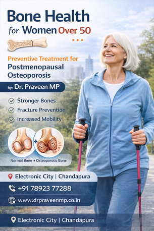 Bangalore, Health, Bone Health For Women Over 50 &ndash; Preventive Treatment For Postmenopausal Osteoporosis