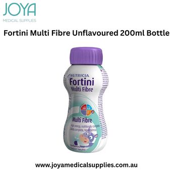 Sydney, Health & Beauty Items, Fortini Multi Fibre Unflavoured 200ml Bottle - Joya Medical Supplies | Australia