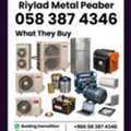 Metal Scrap Business Riyadh Scrap Dealer Scrap Buyer Scrap Trading Company Building Demoli