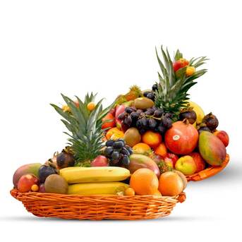 Dubai, Food, AED 199,  Fruit Basket Medium Mixed
