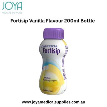 Sydney, Health & Beauty Items, Buy Fortisip Vanilla Flavour 200ml Bottle - Joya Medical Supplies | Australia