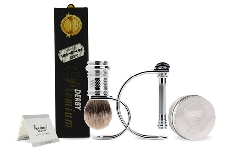 San Francisco, Health & Beauty Items, USD 199,  Premium Shaving Kit With Brush &ndash; Elevate Your Grooming Routine | Traditional Wet Shave Set