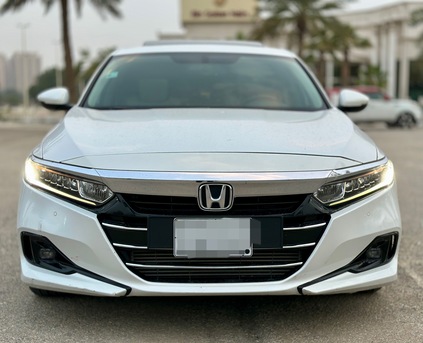 Dammam, Vehicles, Cars & Trucks , SAR 85000,  Honda Accord,  2022,  Automatic,  68000 KM,    Full Option EX-L White 4-cylinder 1.5 Turbo