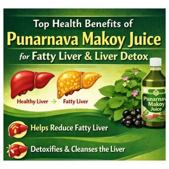 Haryana, Health & Beauty Items, INR 545,  Top Health Benefits Of Punarnava Makoy Juice For Fatty Liver And Liver Detox