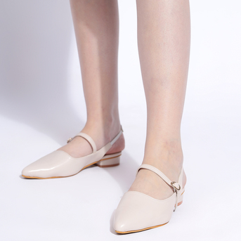 New Delhi, Clothing & Accessories, INR 799,  Stylish Mary Slingback Heels - Low Block Heels Women&rsquo;s Shoes, Vegan Leather, ₹799