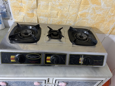 Al Iskan, Appliances, SAR 130,  Good Condition Gas Stove With  Hose And Regulator For Sale