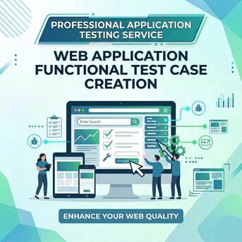 Noida, Technical, Professional Application Testing Service Web Application Functional Test Case Creation Wit
