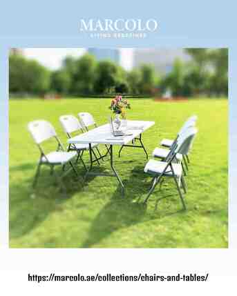 Dubai, Furniture, AED 100,  Outdoor Chairs And Table &ndash; Stylish Garden Furniture | Marcolo