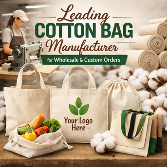 New Delhi, Businesses For Sale, Leading Cotton Bag Manufacturer For Wholesale & Custom Orders