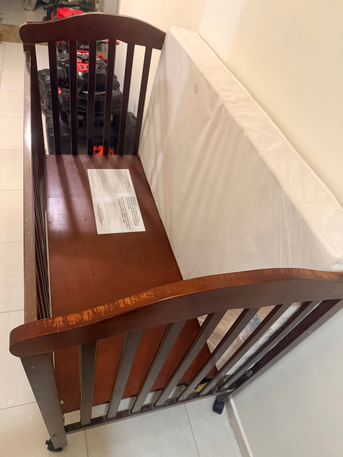 Al Aziziyah, Furniture, SAR 300,  Urgent Sale For Baby Cot & TV Unit Table