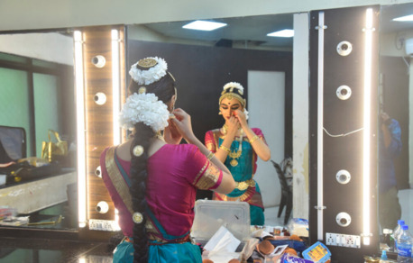 Mumbai, Creative, Elegant Arangetram Dress For Bharatanatyam Debut &ndash; Ragam & Thalam