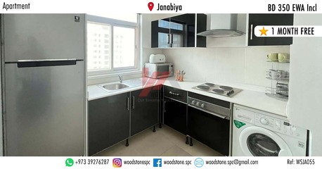 Janabiya, Apartments/Houses, BHD 350/month,  Furnished,  2 BR,  120 Sq. Meter,  Fully Furnished 2 Bedroom Apartment, Janabiya - BD 350 Incl WSJA055
