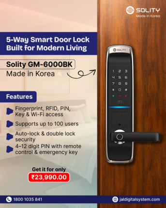Ahmedabad, Appliances, INR 23990,  Buy The Best Smart Door Locks In India