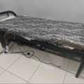 SAR 180,  Single Steel Bed Frame With Matress And 02 Bed Sheets.