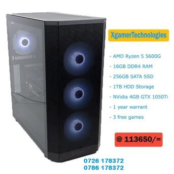 Nairobi, Electronics, KES 113650,  Great Value Gaming Build With Ryzen 5 16GB RAM