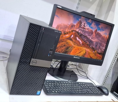 Manama, Computers, BHD 98,  9th Generation DELL Core I5 Computer Set 22" Multimedia Monitor Window 11 Pro Ready To Use