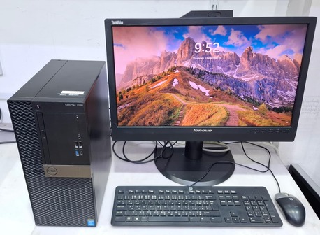 Manama, Computers, BHD 98,  9th Generation DELL Core I5 Computer Set 22" Multimedia Monitor Window 11 Pro Ready To Use