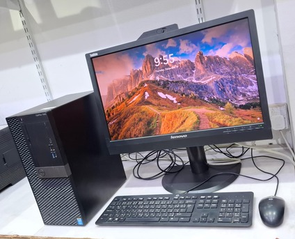 Manama, Computers, BHD 98,  9th Generation DELL Core I5 Computer Set 22" Multimedia Monitor Window 11 Pro Ready To Use