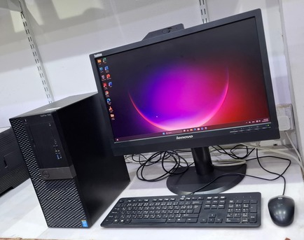Manama, Electronics, BHD 98,  9th Generation DELL Core I5 Computer Set 22" Multimedia Monitor Window 11 Pro Ready To Use
