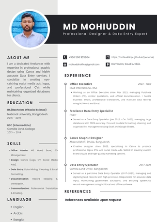 Dammam, Job Seekers, Professional Support For Data Entry, Document Management & Design Needs