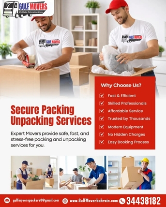 Juffair, Labor/Moving, House Shifting In Bahrain