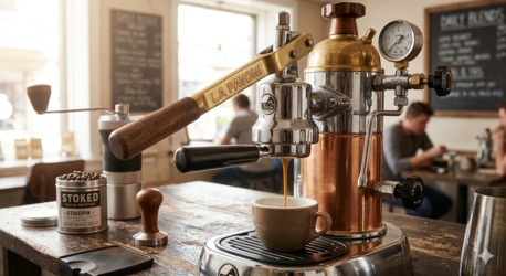 New York, Machinery, USD 299,  Manual Espresso Machine For Authentic Coffee Brewing