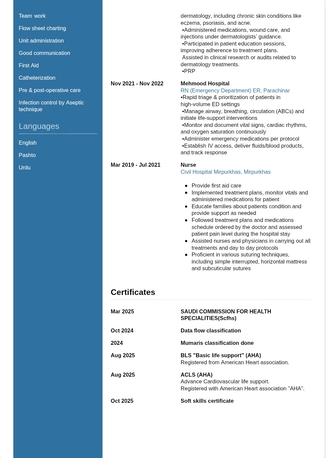 Riyadh, Job Seekers, Nurse