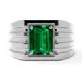 USD 16143,  Buy GIA Certified 6.11 Cts Mens Emerald Ring At GemsNY