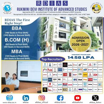 New Delhi, Education, One Of The Leading IP University Affiliated BBA Colleges In Delhi NCR &ndash; RDIAS
