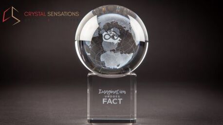 New York, Business, Luxury Crystal Trophies For Events And Corporate Honors