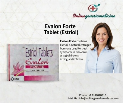 New York, Health, Buy Evalon Forte(Estriol)Tablet Online At OnlineGenericMedicine