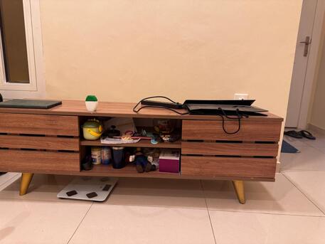 Al Rakah Al Shamaliyah, Furniture, SAR 200,  Urgent Sell 200 SAR TV Unit And Cabinet