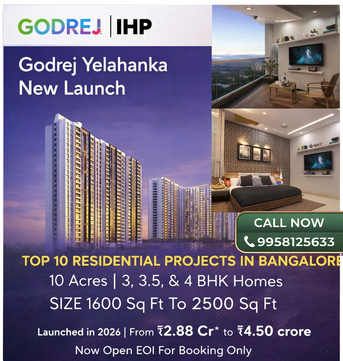 Bangalore, Real Estate For Sale, INR 28800000,  3 BR,  1600 Sq. Feet,  Godrej Yelahanka &ndash; Everything About Price