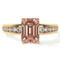 USD 1499,  Shop Exquisite Morganite Engagement Ring At GemsNY