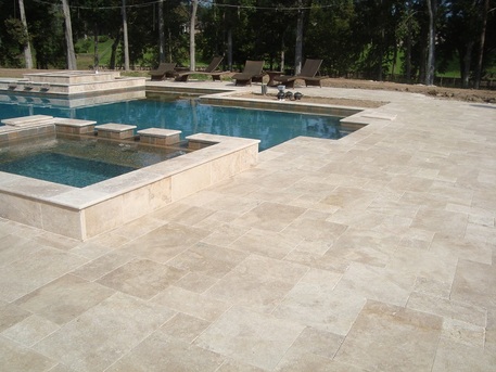 Sydney, Materials, AUD 90,  Use Silver Travertine French Pattern For Stylish Backyard