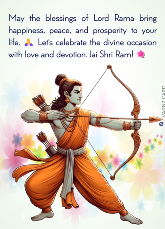 Mumbai, Creative, Beautiful Ram Navami Greeting Cards To Share Divine Blessings