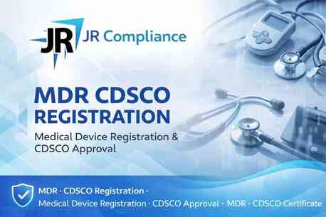 Mumbai, Financial, MDR CDSCO Registration Guide By JR Compliance