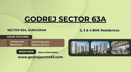 Gurgaon, Real Estate For Sale, 2 BR,  Godrej Sector 63a Gurugram | Luxury Rooted In Comfort