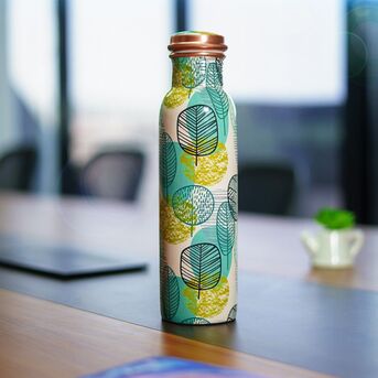 New York, Furniture, USD 37,  Buy Stylish Traditional Copper Water Bottle- Perilla Home