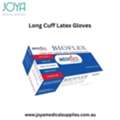 Buy Long Cuff Latex Gloves In Australia - Joya Medical Supplies