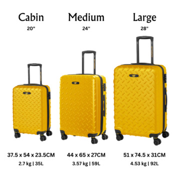 Singapore, Tools, SGD 219,  Why Do Travelers Choose Caterpillar Sulphur Industrial 24 Luggage?