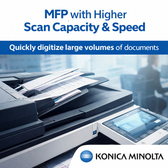 Dubai, Computers, AED 1,  MFP With Higher Scan Capacity & Speed: Why Busy Offices Prefer It | Konica Minolta Arabia